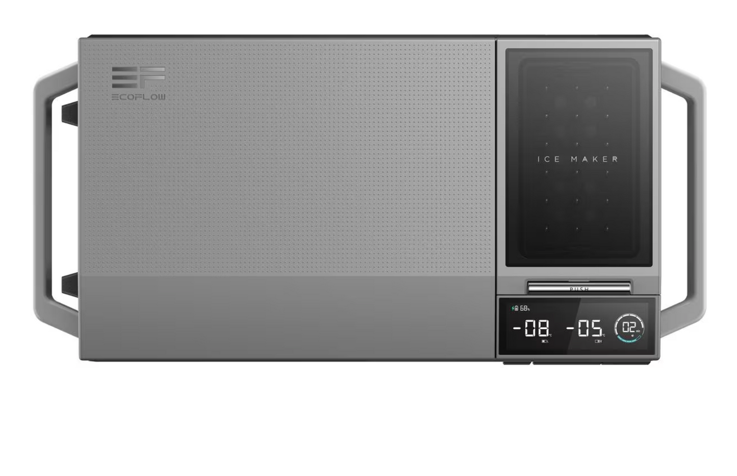 Gebrauchte Ecoflow Glacier Kompressor-Kühlbox inkl Zusatzakku, 12/24/230V, Solar 38L Eiswürfel, zwei Zonen, autark, USB-C, Battery 298wh