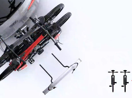 Atera GENIO PRO ADVANCED Fahrradträger AHK abklappbar 2-ER 022785 black Edition Bus, Transporter etc Atera