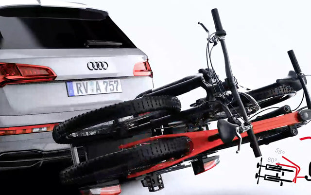 Atera GENIO PRO ADVANCED Fahrradträger AHK abklappbar 2-ER 022785 black Edition Bus, Transporter etc Atera