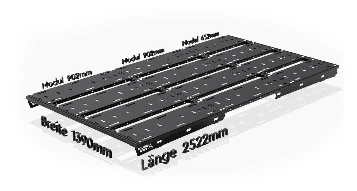 Dachträger VW T5/ T6/ T6.1 modular begehbar Rolling Space Rolling Space