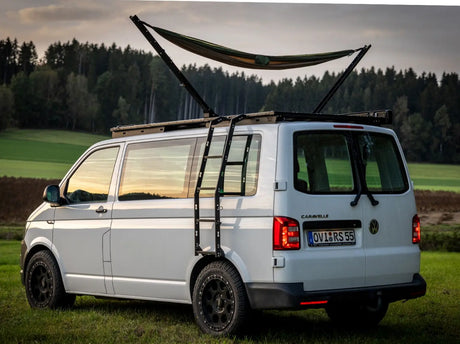 Dachträger SpaceRack VW T5/T6 T6.1 SWB/kurz Vollträger Pro Extended geschlossen modular begehbar Rolling Space