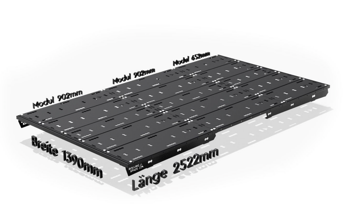 Dachträger Rolling Space SpaceRack VW T5/ T6/ T6.1 modular begehbar