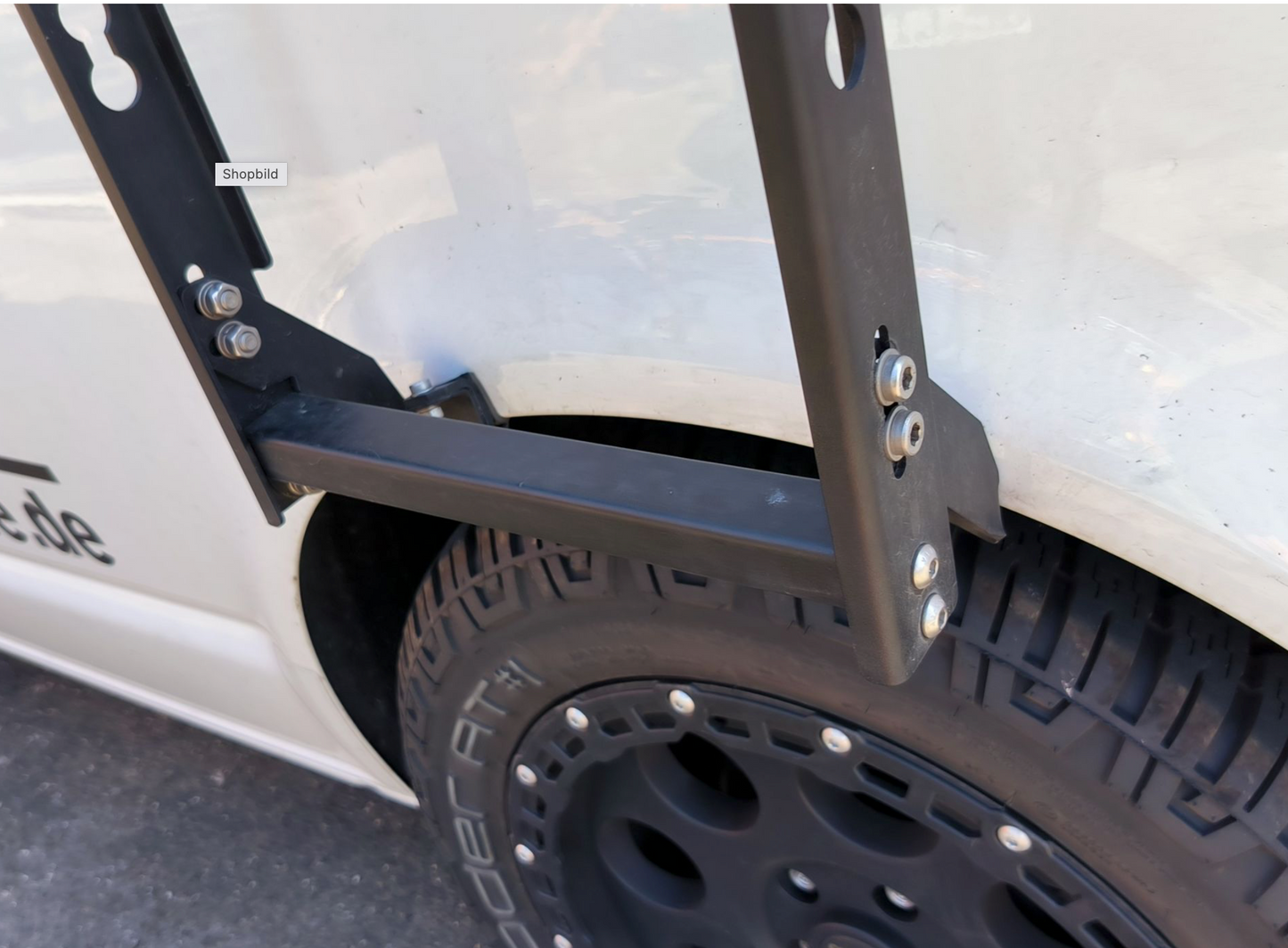 VW T5 T6 T6.1 Seitenleiter für Rolling Space Dachträger ohne Bohren