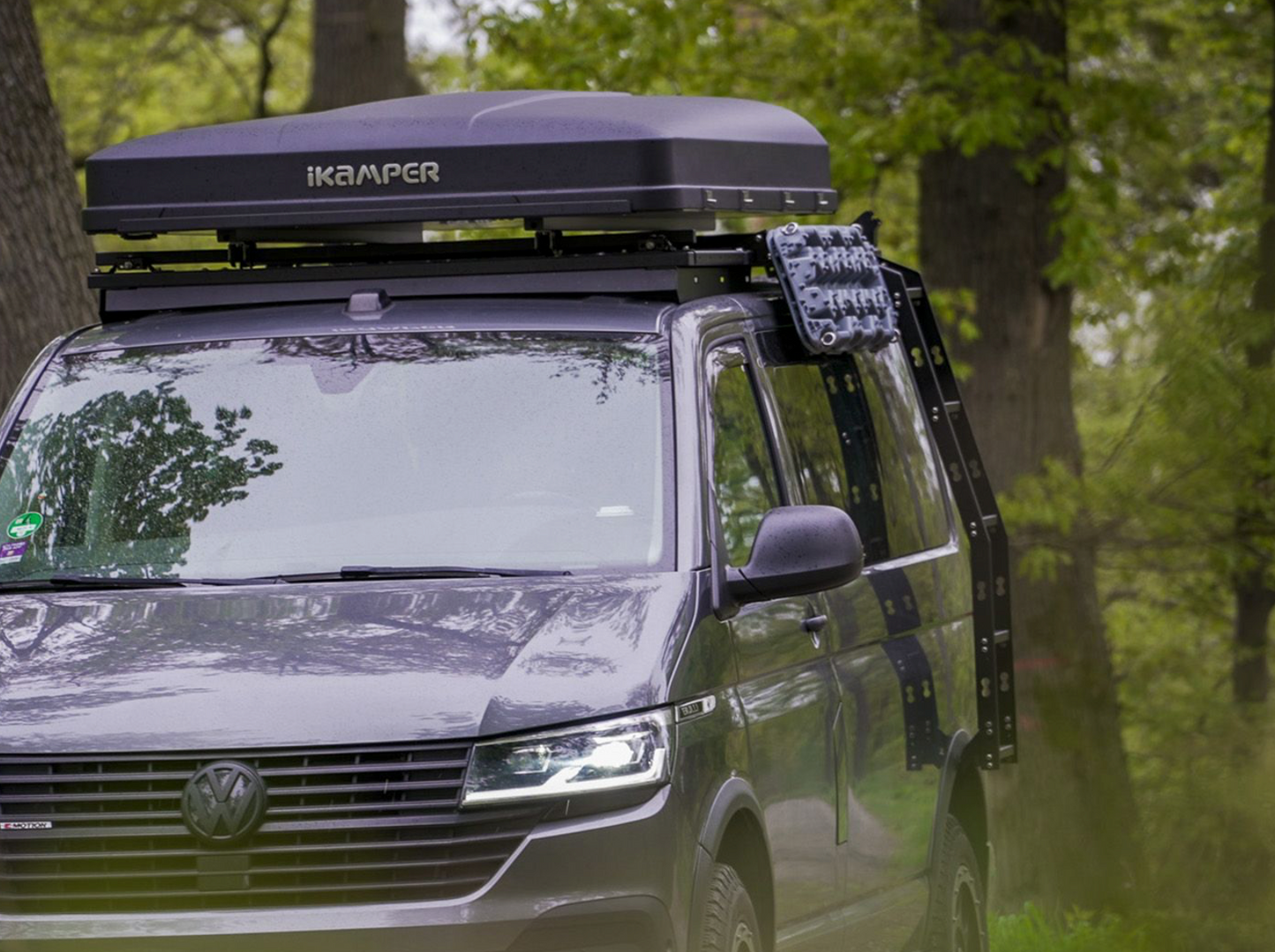 VW T5 T6 T6.1 Seitenleiter für Rolling Space Dachträger ohne Bohren