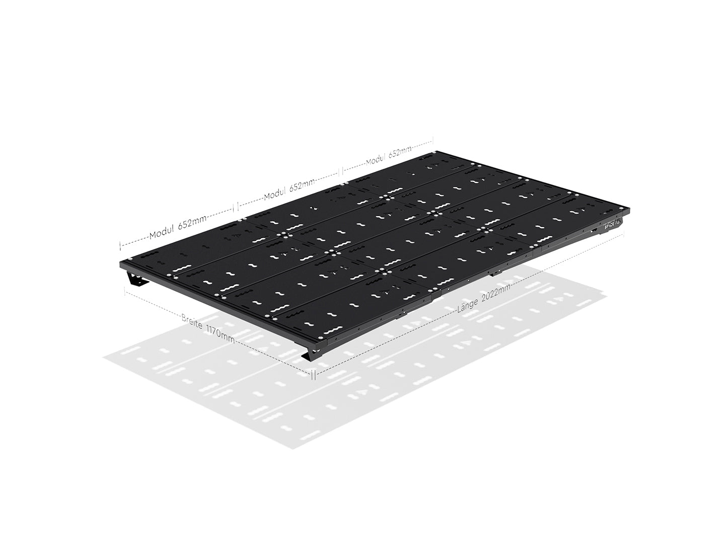 Dachträgersystem VW Caddy Maxi 3&4 | SpaceRack - Standard Rolling-Space
