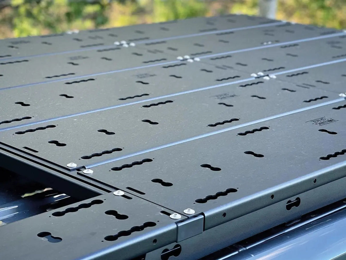 Dachträger SpaceRack MAN TGE ( VW Crafter | 6m Fahrzeuglänge | Vollträger Extended Rolling Space - geschlossen begehbar modular Rolling Space
