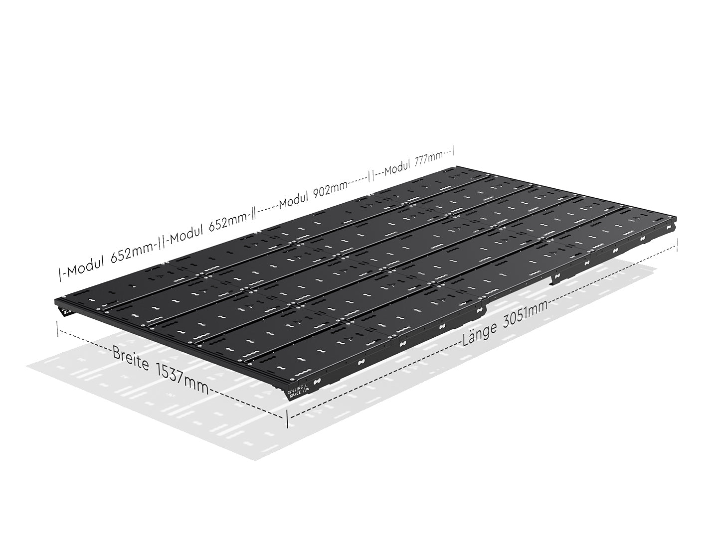 Dachträgersystem Renault Trafic 3 L2 / Combi Spaceclass L2 | SpaceRack Rolling-Space