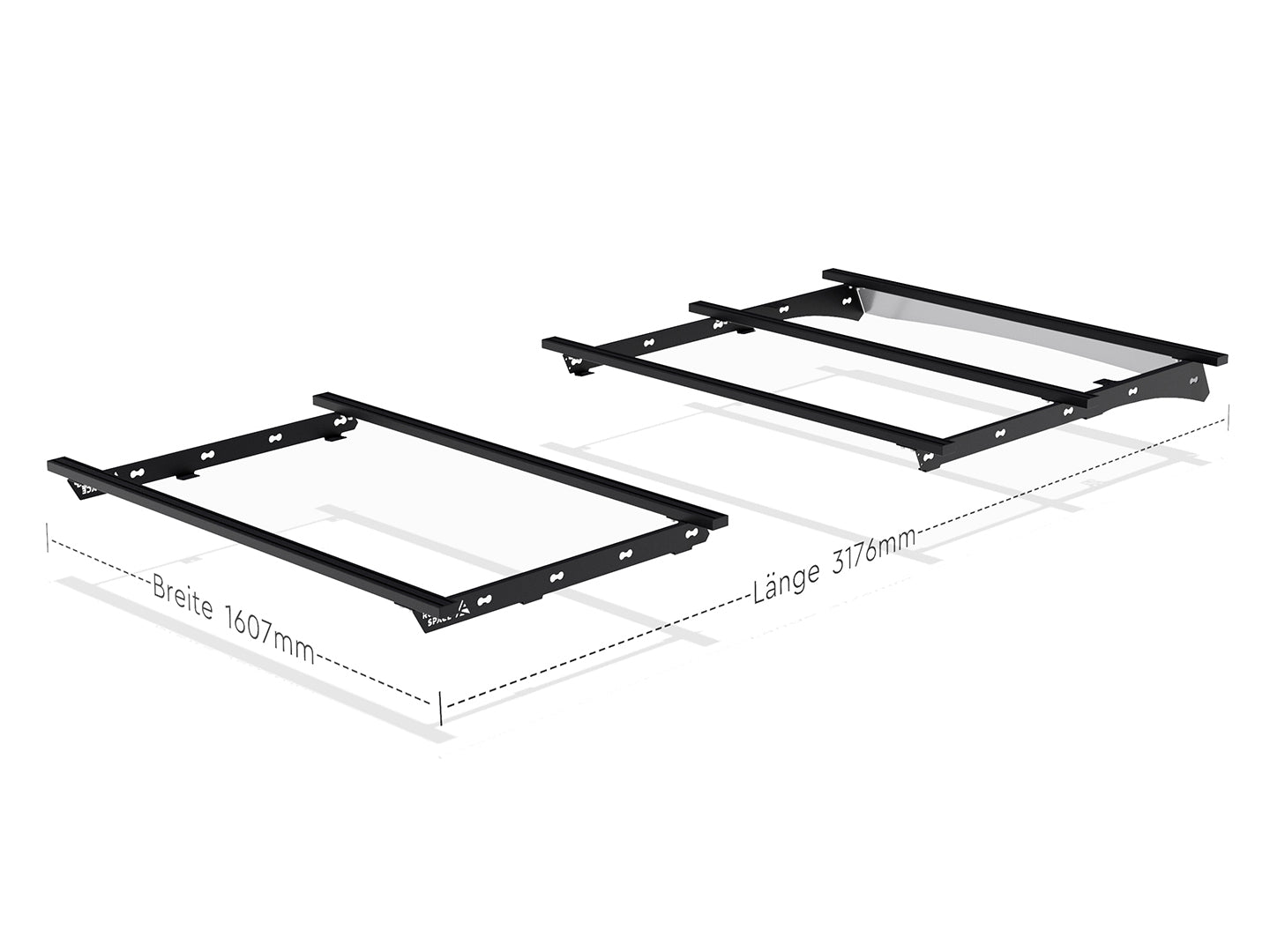 Dachträgersystem Ford Transit L3H3 - Mk7 (Typ V363) | SpaceRack Rolling-Space