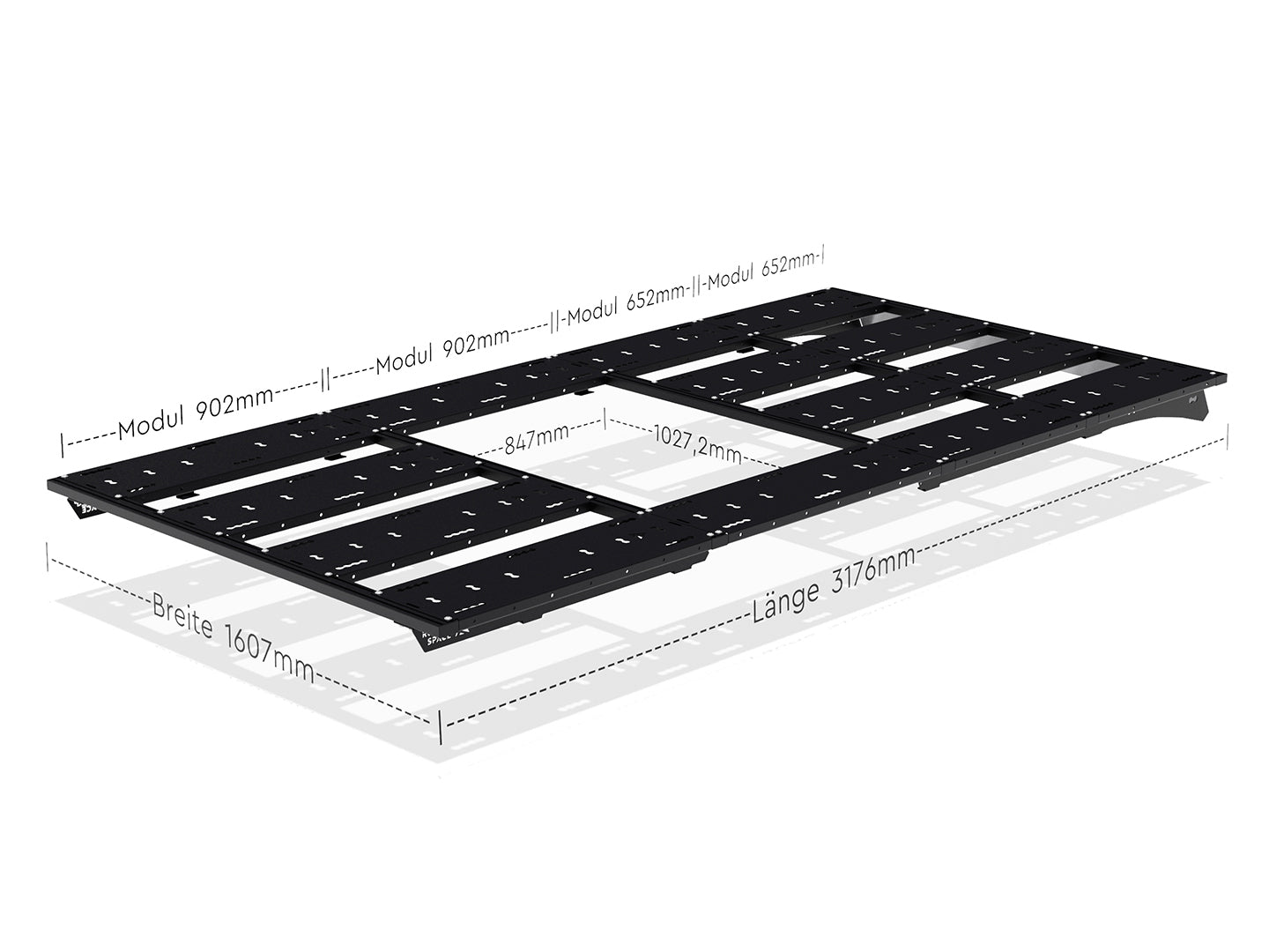 Dachträgersystem Ford Transit L3H3 - Mk7 (Typ V363) | SpaceRack Rolling-Space