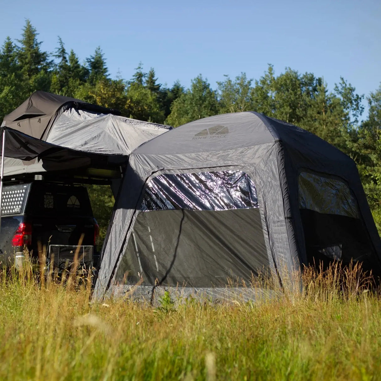 Roof Space Vorzelt FAMILY BASE Pavillion 3x3m Roof Space