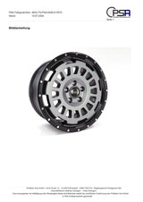 Twin Project Monotube Offroad Felgen AT 8,5X18 schwarz SPRINTER Twin Monotube Projekt