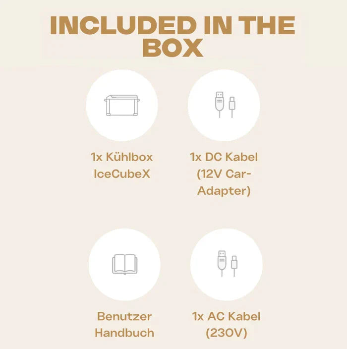 IceCubeX 25 - Kompressor-Kühlbox, 12/24/230V, 25L