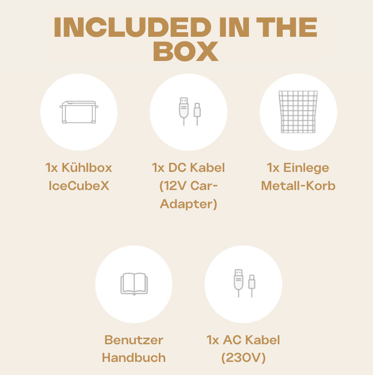 IceCubeX 30 - Kompressor-Kühlbox, 12/24/230V, 30L