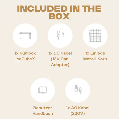 IceCubeX 30 - Kompressor-Kühlbox, 12/24/230V, 30L
