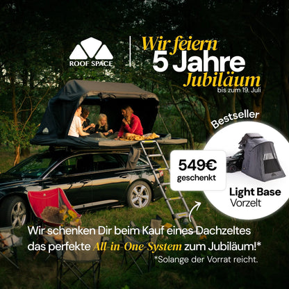 Roof Space Sale Vorzelt geschenkt
