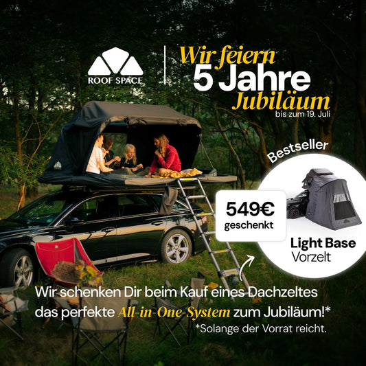 Roof Space Sale Vorzelt geschenkt