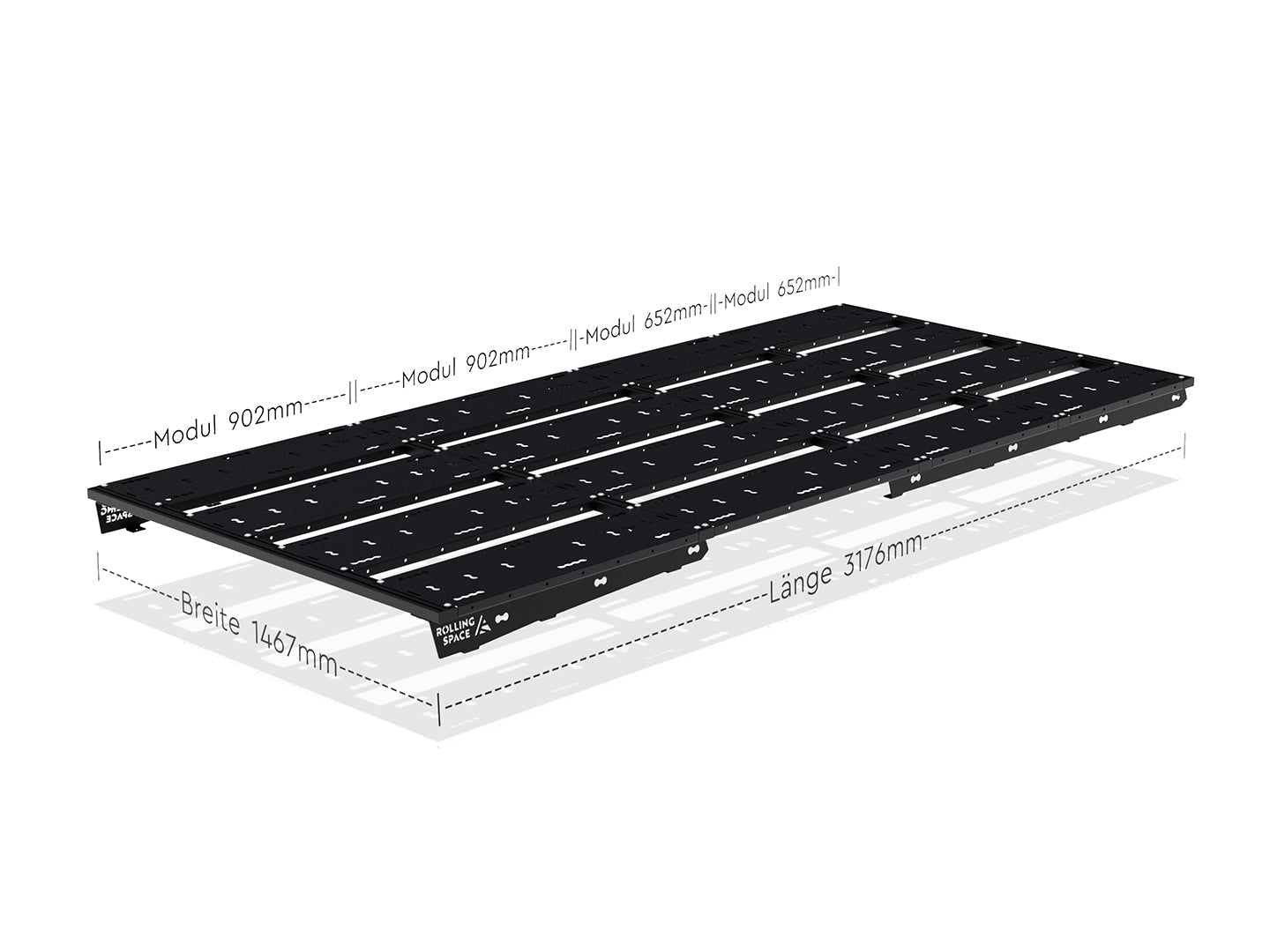 Dachträgersystem MAN TGE / VW Crafter L3H3 | SpaceRack Rolling-Space