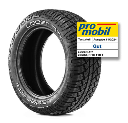 Loader Reifen-Satz LODER AT #1 Reifen 255/55 R18 / Neu 2025 - 4 Reifen CamperMacherei