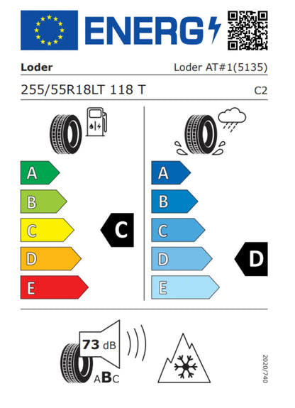 Loader Reifen-Satz LODER AT #1 Reifen 255/55 R18 / Neu 2025 - 4 Reifen CamperMacherei