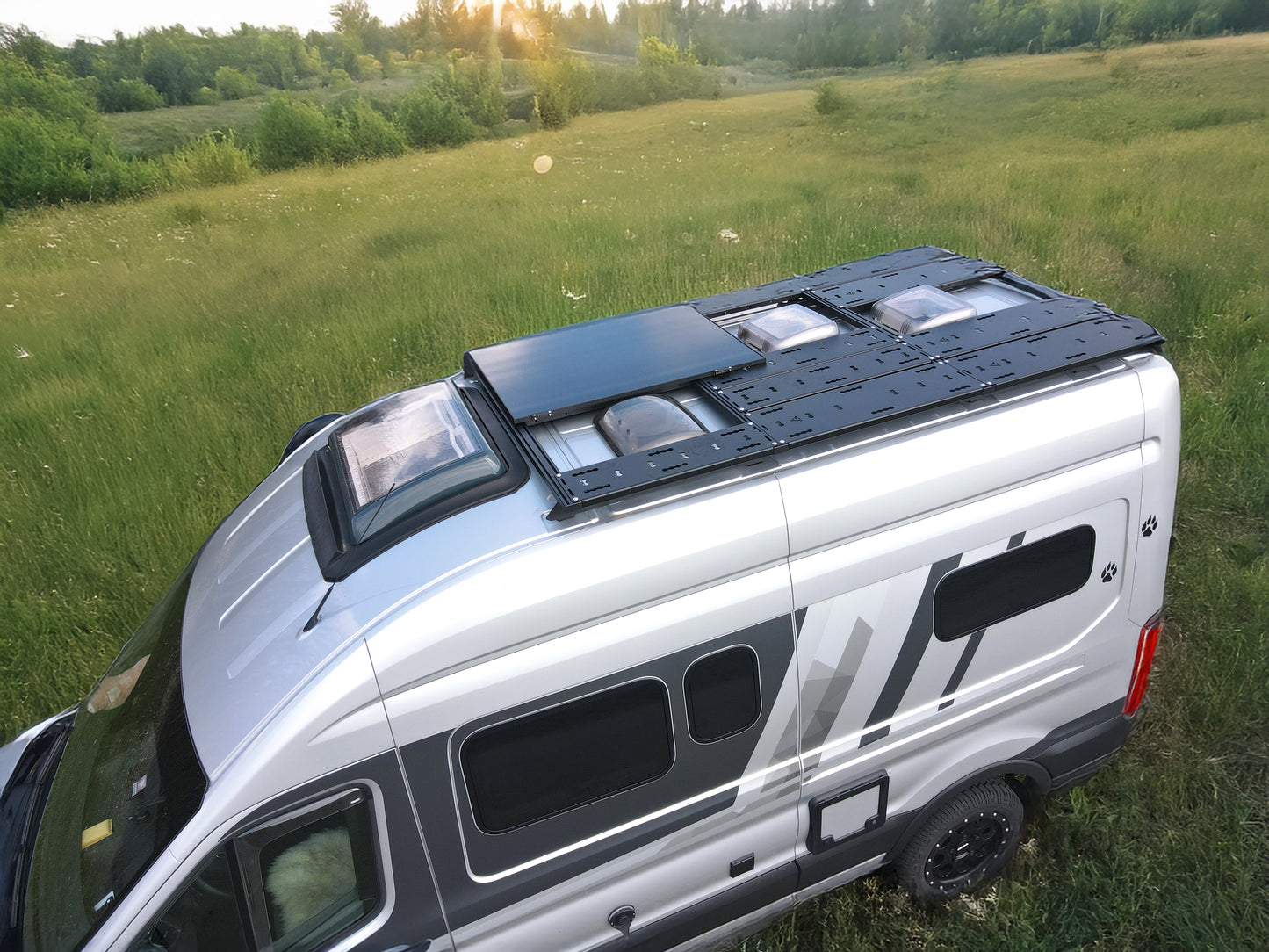 SlimGlas Solarmodul Glas 180W Rolling-Space