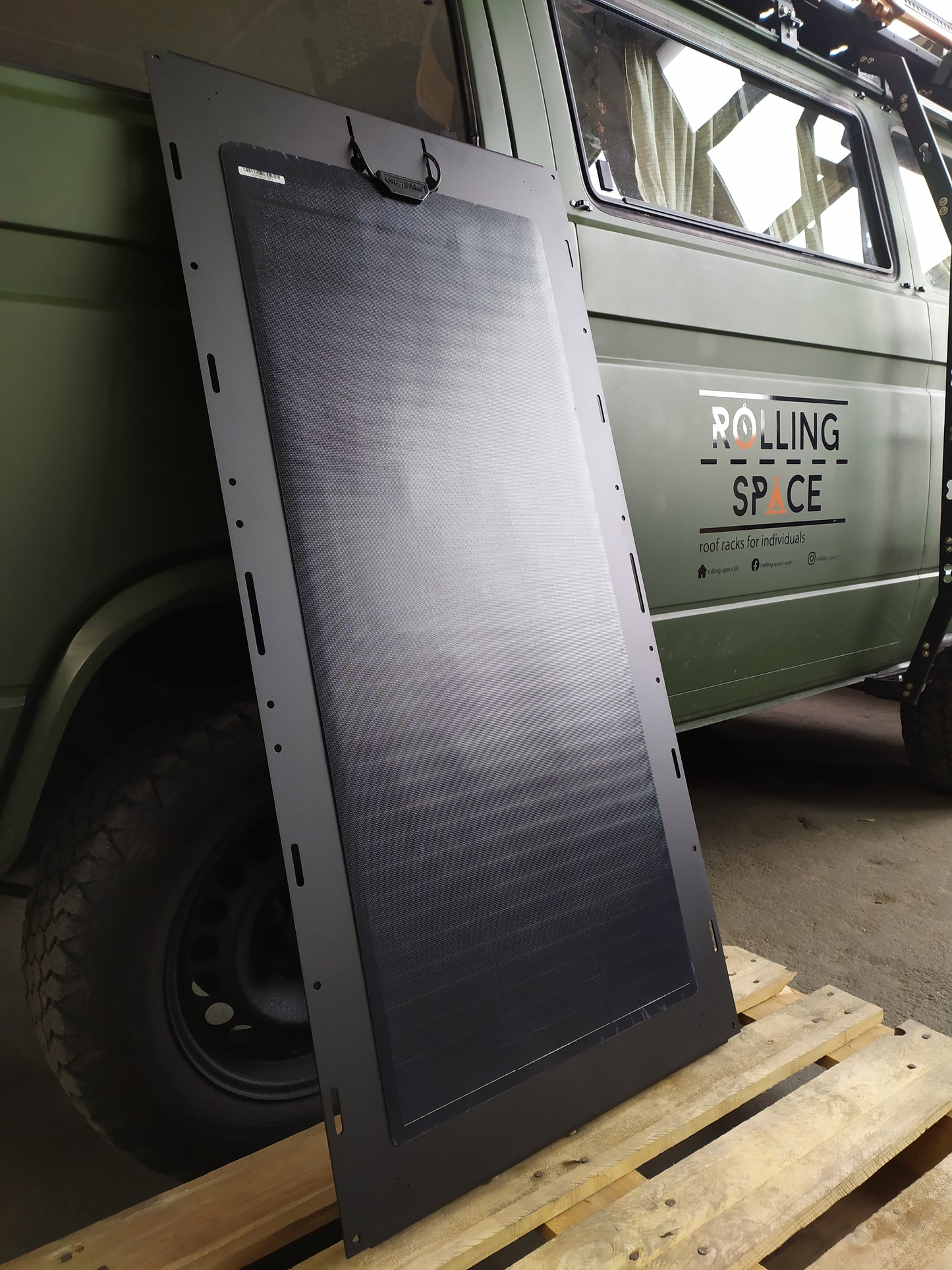 SunRack M2 | Solarmodul 140WP Rolling-Space