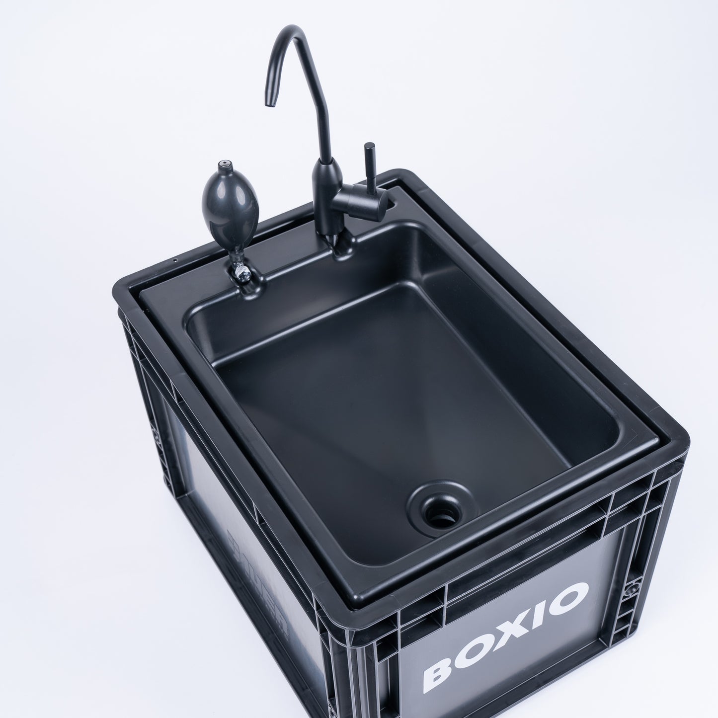 BOXIO Wash - mobiles Waschbecken Eurobox ohne Strom