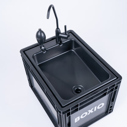 BOXIO Wash - mobiles Waschbecken Eurobox ohne Strom