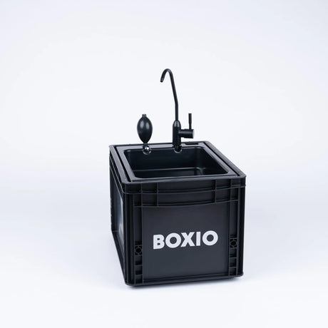 BOXIO Wash - mobiles Waschbecken Eurobox ohne Strom BOXIO