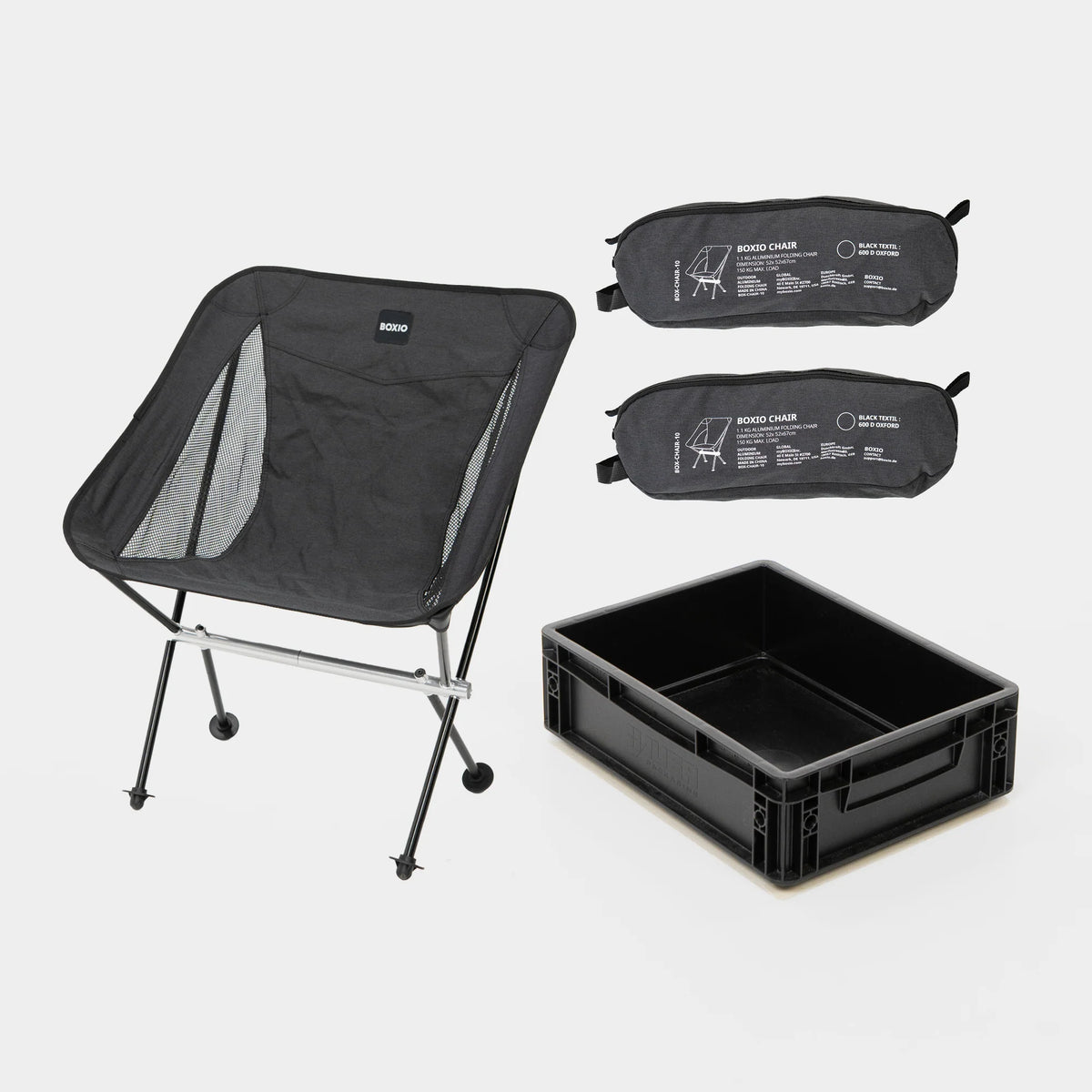 BOXIO Chair - Ultraleichter Campingstuhl