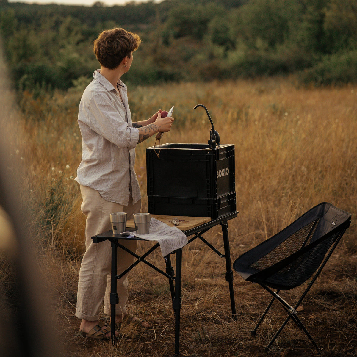 BOXIO Chair - Ultraleichter Campingstuhl