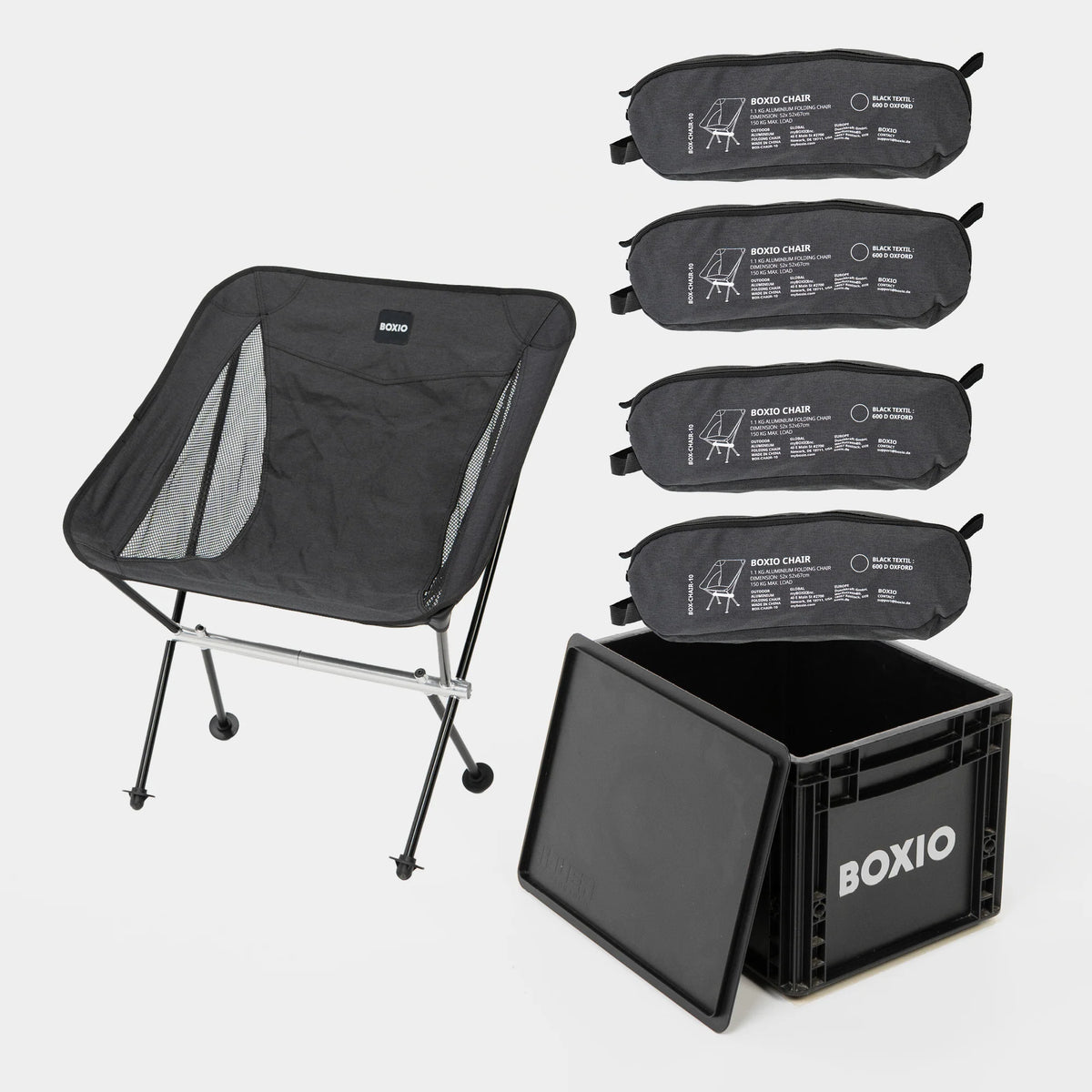 BOXIO Chair - Ultraleichter Campingstuhl