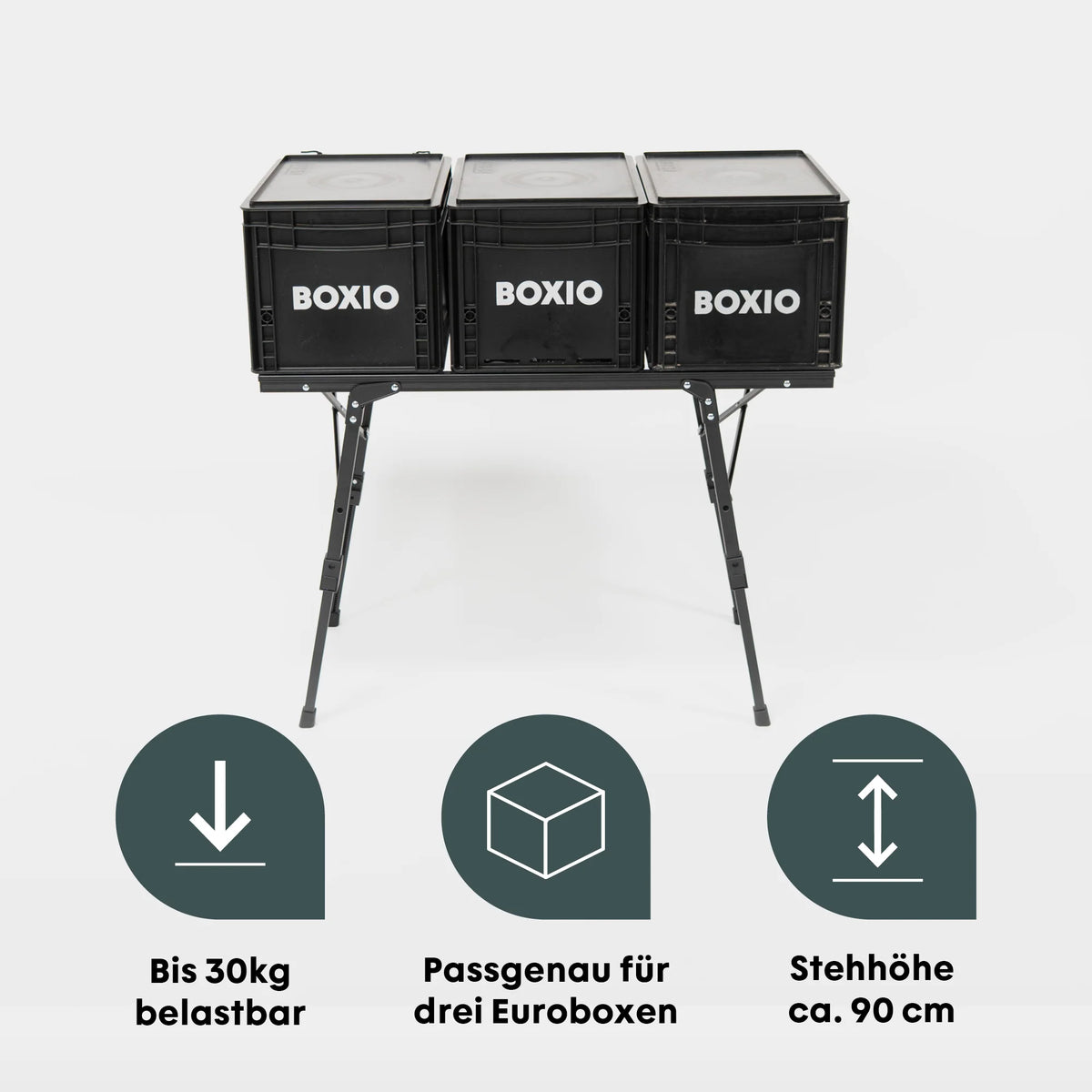 BOXIO TABLE Modularer Campingtisch