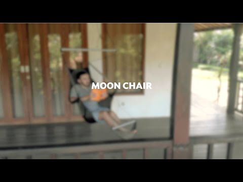 Hängesessel Moonchair black Rolling-Space