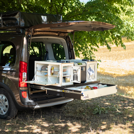 SQUIQ Traveler Max: Premium Campingbox für Hochdachkombis – CamperMacherei