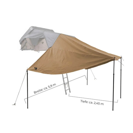 Vickywood Sonnensegel für MIGHTY OAK Gen.3 ECO VICKYWOOD