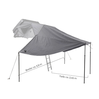 Vickywood Sonnensegel für MIGHTY OAK Gen.3 ECO