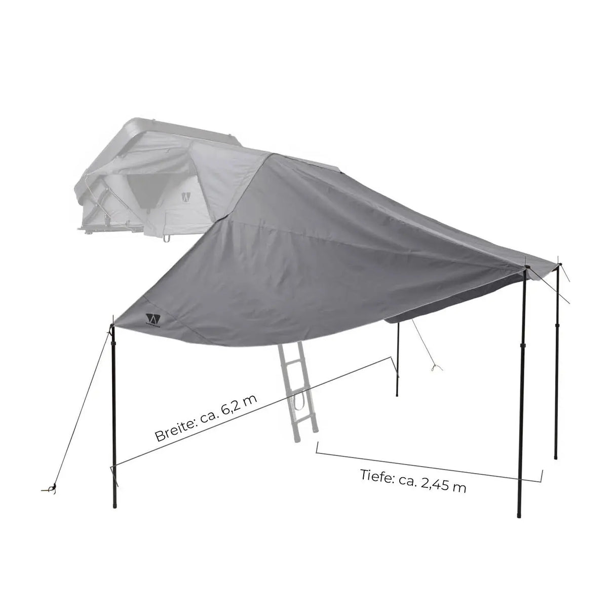 Vickywood Sonnensegel für MIGHTY OAK Gen.3 ECO VICKYWOOD