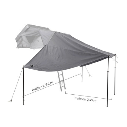 Vickywood Sonnensegel für MIGHTY OAK Gen.3 ECO