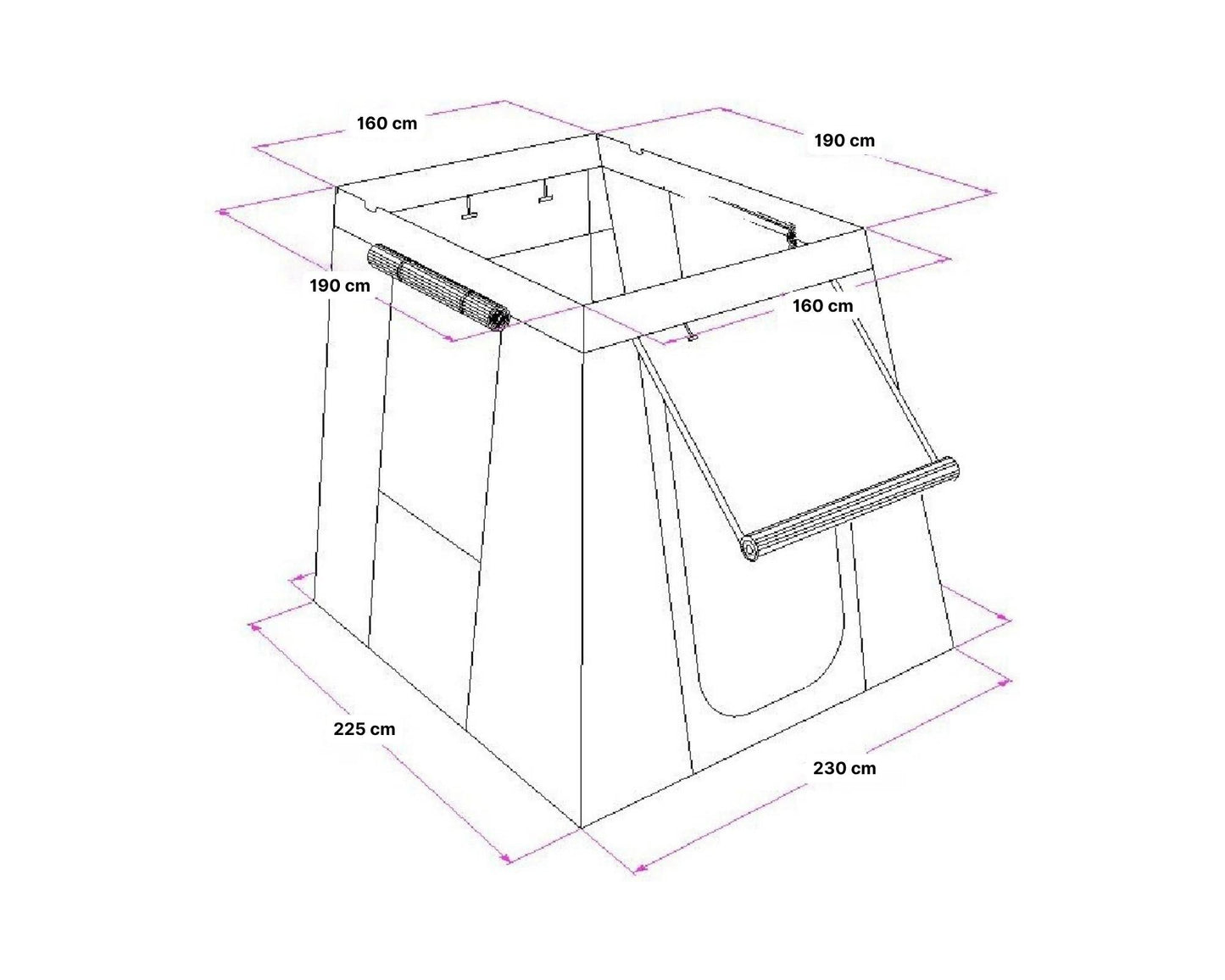 wahi moenga M - Vorzelt.