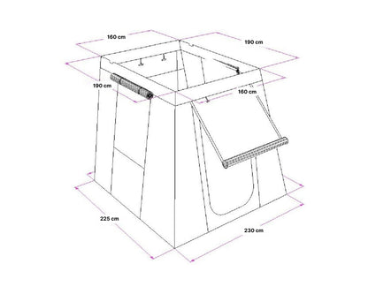 wahi moenga M - Vorzelt.