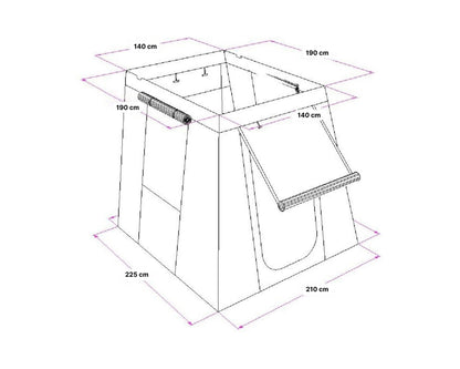 wahi moenga S - Vorzelt.