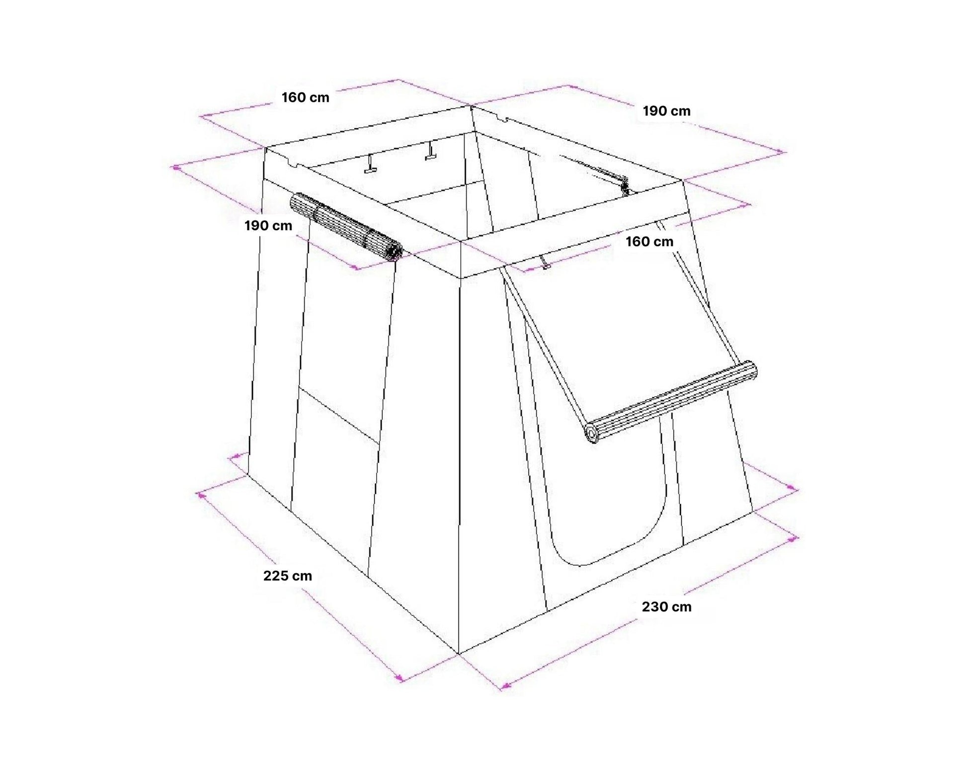 wahi moenga M - Vorzelt.