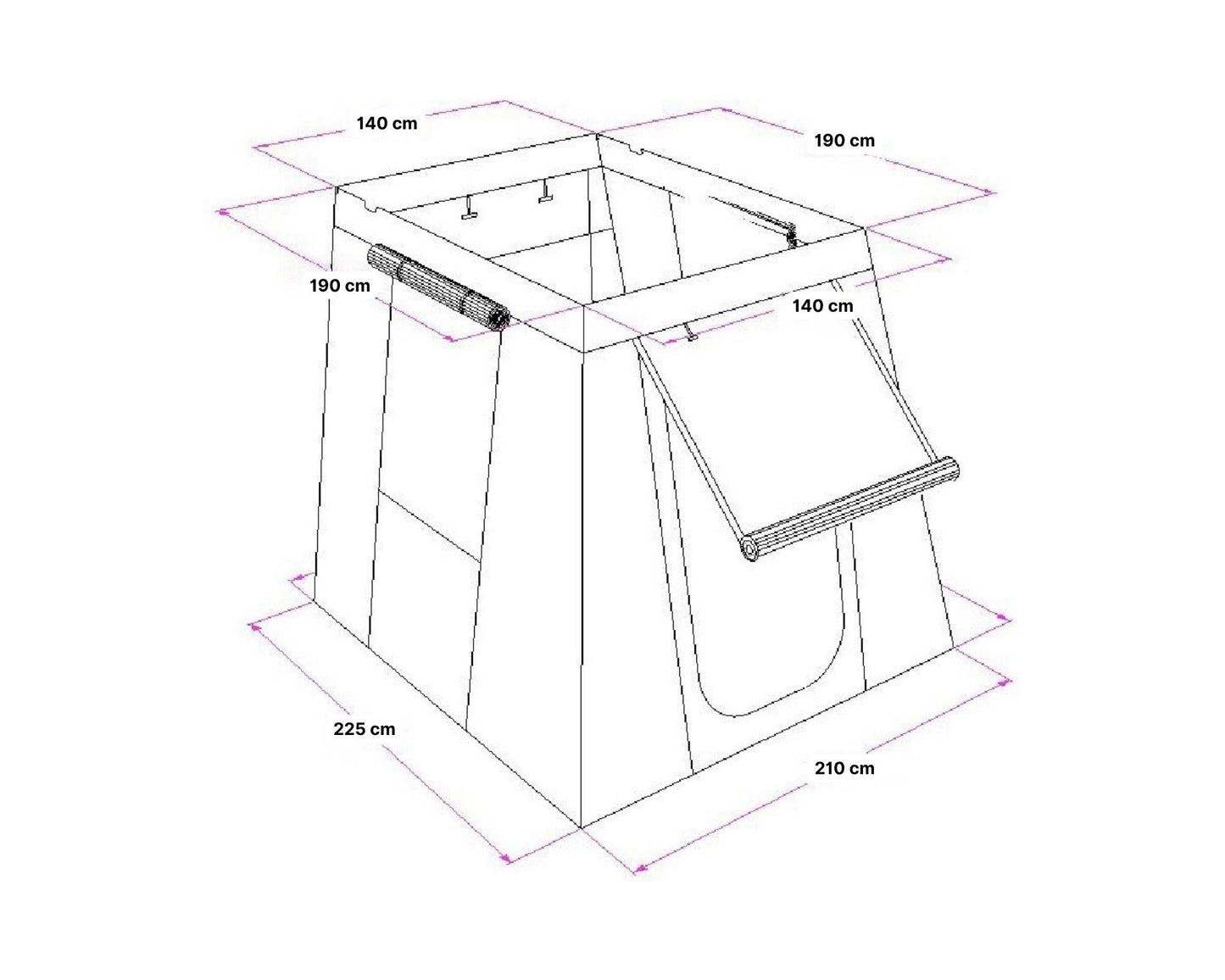 wahi moenga S - Vorzelt.