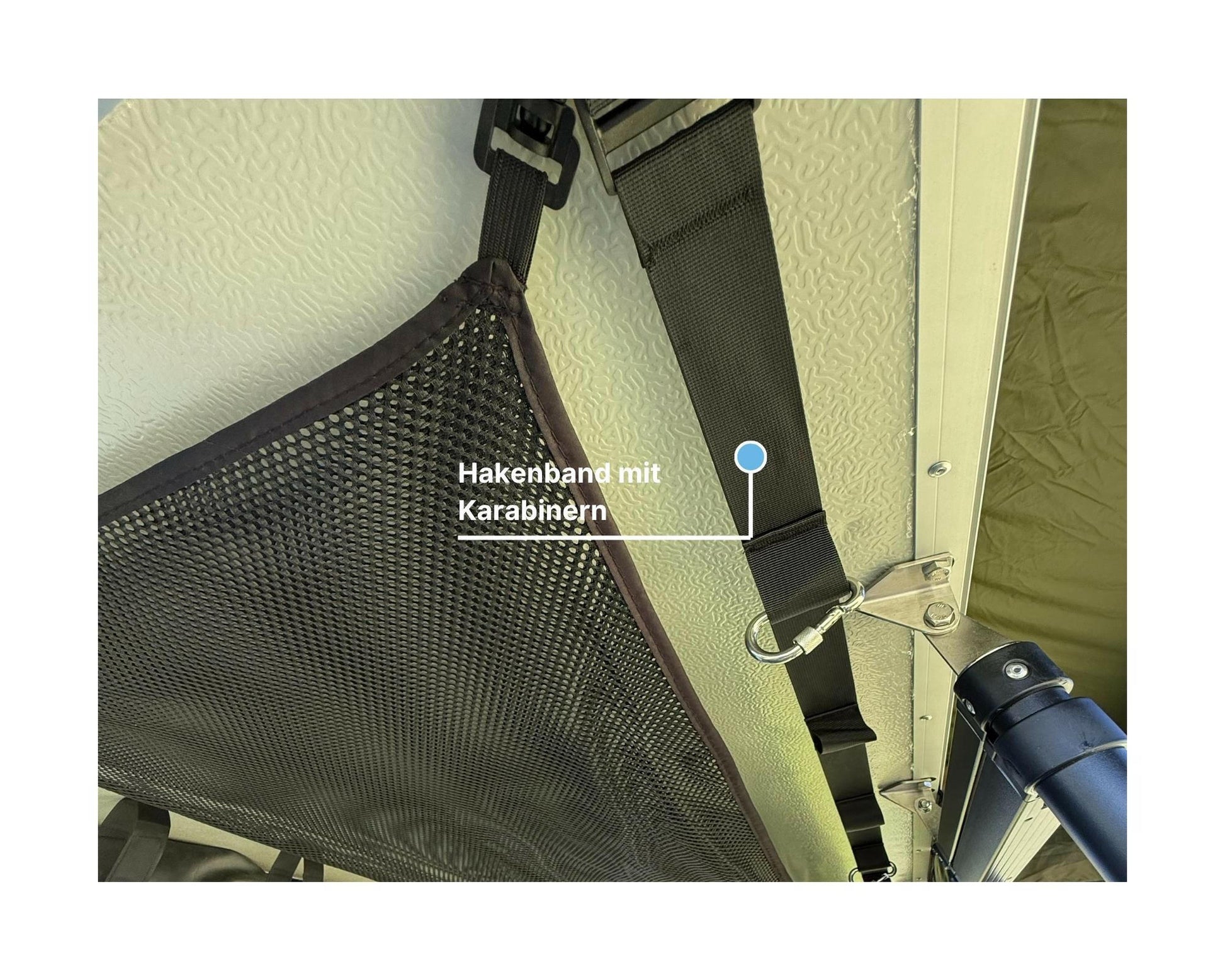 whakarite - Dachzelt Hakenband.